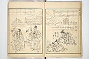 Picture Book of New Designs for the Various Crafts (Shōshoku ehon Katsushika shin hinagata) 諸職絵本葛飾新鄙形, Katsushika Hokusai 葛飾北斎 (Japanese, Tokyo (Edo) 1760–1849 Tokyo (Edo)), Woodblock printed book; ink on paper, Japan