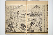 Illustrated "Anthology of Tang-Dynasty Poems" in Five-Syllable Lines (Tōshisen ehon gogon ritsu hairitsu) 画本唐詩選五言律排律, Katsushika Hokusai 葛飾北斎 (Japanese, Tokyo (Edo) 1760–1849 Tokyo (Edo)), Set of five woodblock printed books; ink on paper, Japan