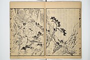 Illustrated "Anthology of Tang-Dynasty Poems" in Five-Syllable Lines (Tōshisen ehon gogon ritsu hairitsu) 画本唐詩選五言律排律, Katsushika Hokusai 葛飾北斎 (Japanese, Tokyo (Edo) 1760–1849 Tokyo (Edo)), Set of five woodblock printed books; ink on paper, Japan
