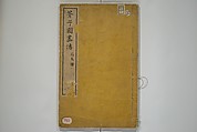 The Mustard Seed Garden Painting Manua} 芥子園畫傳, Wang Gai 王槩 (Chinese, 1645–1710), Set of two woodblock printed books; ink and color on paper, Japan