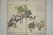 The Mustard Seed Garden Painting Manua} 芥子園畫傳, Wang Gai 王槩 (Chinese, 1645–1710), Set of two woodblock printed books; ink and color on paper, Japan