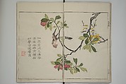 The Mustard Seed Garden Painting Manua} 芥子園畫傳, Wang Gai 王槩 (Chinese, 1645–1710), Set of two woodblock printed books; ink and color on paper, Japan