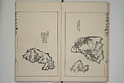 The Mustard Seed Garden Painting Manual  (Japanese reprint)  芥子園畫傳, Wang Gai 王槩 (Chinese, 1645–1710), Set of five woodblock printed books; ink and color on paper, Japan