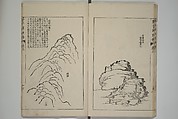 The Mustard Seed Garden Painting Manual  (Japanese reprint)  芥子園畫傳, Wang Gai 王槩 (Chinese, 1645–1710), Set of five woodblock printed books; ink and color on paper, Japan