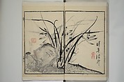 Part 2 from The Mustard Seed Garden Painting Manual (3rd Chinese edition)  芥子園畫傳, Wang Gai 王槩 (Chinese, 1645–1710), Set of four woodblock printed books; ink and color on paper, China
