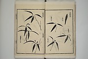 Part 2 from The Mustard Seed Garden Painting Manual (3rd Chinese edition)  芥子園畫傳, Wang Gai 王槩 (Chinese, 1645–1710), Set of four woodblock printed books; ink and color on paper, China