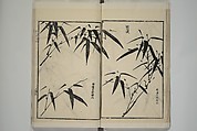 Part 2 from The Mustard Seed Garden Painting Manual (3rd Chinese edition)  芥子園畫傳, Wang Gai 王槩 (Chinese, 1645–1710), Set of four woodblock printed books; ink and color on paper, China