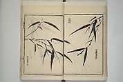 Part 2 from The Mustard Seed Garden Painting Manual (3rd Chinese edition)  芥子園畫傳, Wang Gai 王槩 (Chinese, 1645–1710), Set of four woodblock printed books; ink and color on paper, China