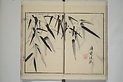 Part 2 from The Mustard Seed Garden Painting Manual (3rd Chinese edition)  芥子園畫傳, Wang Gai 王槩 (Chinese, 1645–1710), Set of four woodblock printed books; ink and color on paper, China