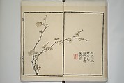 Part 2 from The Mustard Seed Garden Painting Manual (3rd Chinese edition)  芥子園畫傳, Wang Gai 王槩 (Chinese, 1645–1710), Set of four woodblock printed books; ink and color on paper, China