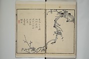 Part 2 from The Mustard Seed Garden Painting Manual (3rd Chinese edition)  芥子園畫傳, Wang Gai 王槩 (Chinese, 1645–1710), Set of four woodblock printed books; ink and color on paper, China