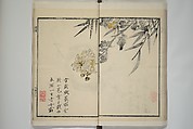 Part 2 from The Mustard Seed Garden Painting Manual (3rd Chinese edition)  芥子園畫傳, Wang Gai 王槩 (Chinese, 1645–1710), Set of four woodblock printed books; ink and color on paper, China
