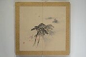 Twelve Views of Naniwa (Osaka) (Naniwa jūnikei) なにわ十二景, Nishiyama Ken 西山謙一郎 (Japanese, 1833–1897), Accordion album; ink and color on paper, Japan