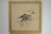 Twelve Views of Naniwa (Osaka) (Naniwa jūnikei なにわ十二景), Nishiyama Ken 西山謙一郎 (Japanese, 1833–1897), Accordion album; ink and color on paper, Japan