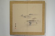 Twelve Views of Naniwa (Osaka) (Naniwa jūnikei) なにわ十二景, Nishiyama Ken 西山謙一郎 (Japanese, 1833–1897), Accordion album; ink and color on paper, Japan