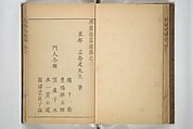 Kan'yōsai Picture Album (Kan'yōsai gafu) 寒葉斎画譜, Kan&#39;yōsai 寒葉斎 (Tatebe Ayatari 建部綾足) (Japanese, 1719–1774), Set of three woodblock printed books; ink on paper, Japan