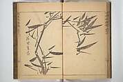 Kan'yōsai Picture Album (Kan'yōsai gafu) 寒葉斎画譜, Kan&#39;yōsai 寒葉斎 (Tatebe Ayatari 建部綾足) (Japanese, 1719–1774), Set of three woodblock printed books; ink on paper, Japan