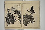 Kan'yōsai Picture Album (Kan'yōsai gafu) 寒葉斎画譜, Kan&#39;yōsai 寒葉斎 (Tatebe Ayatari 建部綾足) (Japanese, 1719–1774), Set of five woodblock printed books; ink on paper, Japan