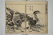 Kan'yōsai Picture Album (Kan'yōsai gafu) 寒葉斎画譜, Kan&#39;yōsai 寒葉斎 (Tatebe Ayatari 建部綾足) (Japanese, 1719–1774), Set of five woodblock printed books; ink on paper, Japan