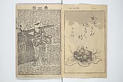 Tale of Eight Dogs (Hakkenden)  八犬伝;, Utagawa Kuniyoshi 歌川國芳 (Japanese, 1797–1861), Set of two woodblock printed books; ink and color on paper, Japan