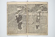 Tale of Eight Dogs (Hakkenden)  八犬伝;, Utagawa Kuniyoshi 歌川國芳 (Japanese, 1797–1861), Set of two woodblock printed books; ink and color on paper, Japan
