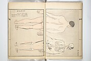 Kyōsai’s Treatise on Painting (Kyōsai gadan) 暁斎画談, Kawanabe Kyōsai 河鍋暁斎 (Japanese, 1831–1889), Set of four woodblock printed books; ink and color on paper, Japan