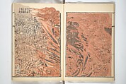 Kyōsai’s Treatise on Painting (Kyōsai gadan) 暁斎画談, Kawanabe Kyōsai 河鍋暁斎 (Japanese, 1831–1889), Set of four woodblock printed books; ink and color on paper, Japan