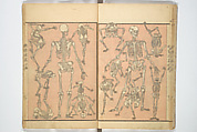 Kyōsai Sketchbook (Kyōsai manga) 暁斎漫画, Kawanabe Kyōsai 河鍋暁斎 (Japanese, 1831–1889), Woodblock printed book; ink and color on paper, Japan