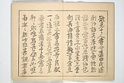 Kyōsai’s Drawings for Pleasure (Kyōsai rakuga)  暁齋樂画, Kawanabe Kyōsai 河鍋暁斎 (Japanese, 1831–1889), Set of two woodblock-printed books (one volume orihon, accordion-style); ink and color on paper, Japan