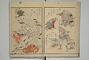 Festival Lanterns, First Series (Shinji andon shohen) 神事行燈 初編, Ōishi Matora 大石真虎 (Japanese, 1793–1833), Woodblock printed book; ink and color on paper, Japan