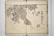 Pictures by Famous Artists (Meika gafu) 名家画譜, Yosa Buson 与謝蕪村 (Japanese, 1716–1783)  , and others, Set of two woodblock printed books; ink and color on paper, Japan