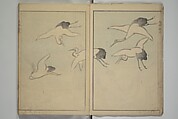 Kōrin's painting style (Kōrin gashiki) 光琳画式, Aikawa Minwa 合川珉和 (Japanese, active 1806–1821), Woodblock printed book; ink and color on paper, Japan