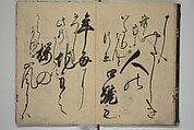 The Cicada Stream (Semi no Ogawa)  蝉小川, After Hasegawa Myōtei 長谷川妙躰 (Japanese, active late 17th century), Set of three woodblock printed books; ink on paper, Japan