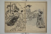 The Nantei Picture Album, Supplementary Volume (Nantei gafu kōhen)  楠亭画譜後篇, Nishimura Nantei 西村 楠亭 (Japanese, 1775–1834), Set of three woodblock printed books; ink on paper and ink and color on paper (vol. "kan"), Japan