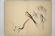 Ōkyō Picture Album (Ōkyo gafu) 應舉画譜, After Maruyama Ōkyo 円山応挙 (Japanese, 1733–1795), Woodblock printed book (orihon, accordion-style); ink and color on paper, Japan