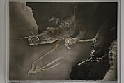 Seihō Album of the Twelve Signs of the Zodiac (Seihō jūnishi jō) 栖鳳画伯筆十二支帖, Takeuchi Seihō 竹内栖鳳 (Japanese, 1864–1942), Woodblock printed book (orihon, accordion-style); ink, color and metallic pigments on paper, Japan