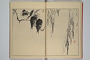 Picture Album of Birds and Flowers (Seitei Kachō gafu)  省亭花鳥画譜, Watanabe Seitei 渡辺省亭 (Japanese, 1851–1918), Set of three woodblock printed books attached by thread binding; ink and color on paper, Japan