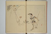 Picture Album of Birds and Flowers (Seitei Kachō gafu)  省亭花鳥画譜, Watanabe Seitei 渡辺省亭 (Japanese, 1851–1918), Set of three woodblock printed books attached by thread binding; ink and color on paper, Japan