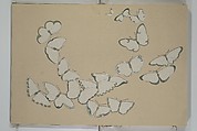 A Thousand Butterflies (Chō senshu)  蝶千種, Kamisaka Sekka 神阪雪佳 (Japanese, 1866–1942), Set of two woodblock printed books (orihon, accordion-style); ink and color on paper, Japan