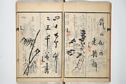 Surviving Paintings and Calligraphy of Sengai (Entsū Zenji iboku) 円通禅師遺墨, After Sengai Gibon 仙厓義梵 (Japanese, 1750–1837), Woodblock printed book; ink on paper, Japan