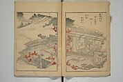 Picture Book of the Wisteria Trousers (Ehon fujibakama)  絵本ふちはかま; えほんふじばかま, Yanagawa Shigenobu 柳川重信 (Japanese, 1787–1832), Set of two woodblock printed books; ink and color on paper, Japan