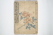 Collection of Famous Kyōka Poems Selected by Shakuyakutei (Shakuyakutei bunshū shohen)  芍薬亭文集初編, Shakuyakutei Nagane 芍薬亭長根 (Japanese, 1767–1845), Set of three woodblock printed books; ink and color on paper, Japan