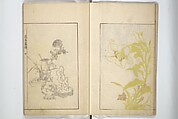Sō Shiseki Picture Album (Sō Shiseki gafu)  宋紫石画譜, Sō Shiseki 宋紫石 (Japanese, 1715–1786), Set of three woodblock printed books; ink, color, and hand-coloring (vol. 2) on paper, Japan