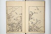 Sō Shiseki Picture Album (Sō Shiseki gafu)  宋紫石画譜, Sō Shiseki 宋紫石 (Japanese, 1715–1786), Set of three woodblock printed books; ink, color, and hand-coloring (vol. 2) on paper, Japan