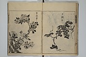 A Garden of Celebrated Japanese and Chinese Paintings (Wakan meigaen} 和漢名画苑, Ooka Shunboku 大岡春卜 (1680–1763), Set of six woodblock-printed books bound as one, with additional volume; ink on paper, Japan