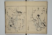 A Garden of Celebrated Japanese and Chinese Paintings (Wakan meigaen} 和漢名画苑, Ooka Shunboku 大岡春卜 (1680–1763), Set of six woodblock-printed books bound as one, with additional volume; ink on paper, Japan