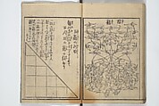 A Thousand Cranes and How to Fold Them (Senbazuru orikata) 千羽鶴折形; 秘伝千羽鶴折形, Attributed to Shimokōbe Shūsui 下河辺 拾水 (Japanese, died 1797), Woodblock printed book; ink on paper, Japan