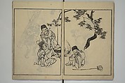 People of Yamato (Japan) Picture Album (Yamato jinbutsu gafu) 倭人物画譜, Yamaguchi Soken 山口素絢 (Japanese, 1759–1818), Set of three woodblock printed books; ink on paper, Japan