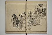 People of Yamato (Japan) Picture Album (Yamato jinbutsu gafu) 倭人物画譜, Yamaguchi Soken 山口素絢 (Japanese, 1759–1818), Set of three woodblock printed books; ink on paper, Japan