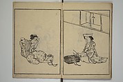 People of Yamato (Japan) Picture Album (Yamato jinbutsu gafu) 倭人物画譜, Yamaguchi Soken 山口素絢 (Japanese, 1759–1818), Set of three woodblock printed books; ink on paper, Japan